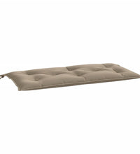 Gartenbank-Auflagen 2 Stk. Taupe 100x50x7 cm Oxford-Gewebe