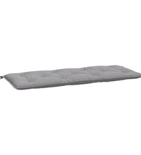 Gartenbank-Auflagen 2 Stk. Grau 120x50x7 cm Oxford-Gewebe