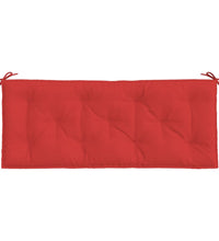 Gartenbank-Auflagen 2 Stk. Rot 120x50x7 cm Oxford-Gewebe