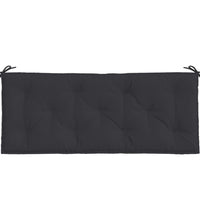 Gartenbank-Auflagen 2 Stk. Schwarz 120x50x7 cm Oxford-Gewebe