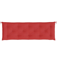 Gartenbank-Auflagen 2 Stk. Rot 150x50x7 cm Oxford-Gewebe