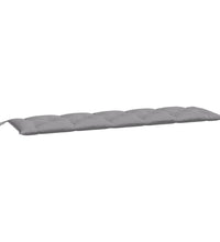 Gartenbank-Auflagen 2 Stk. Grau 180x50x7 cm Oxford-Gewebe