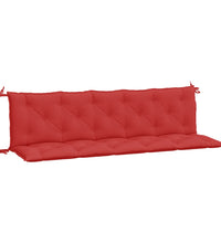 Gartenbank-Auflagen 2 Stk. Rot 180x50x7 cm Oxford-Gewebe