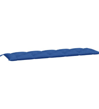 Gartenbank-Auflagen 2 Stk. Blau 180x50x7 cm Oxford-Gewebe