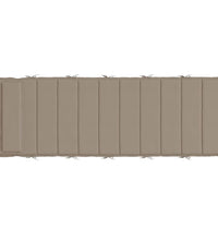 Sonnenliegen-Auflage Taupe 180x60x3 cm Oxford-Gewebe