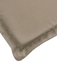 Sonnenliegen-Auflage Taupe 180x60x3 cm Oxford-Gewebe