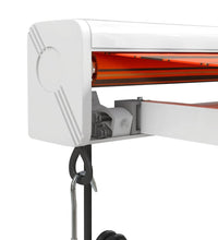 Markise Einziehbar Orange und Braun 5x3 m Stoff und Aluminium