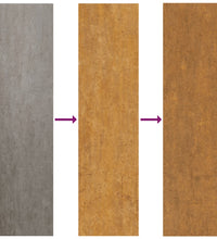 Garten-Wanddeko 105x55 cm Cortenstahl Maurisches Design