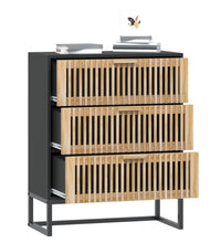 Sideboard Schwarz 60x30x75 cm Holzwerkstoff