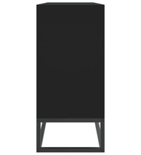 Sideboard Schwarz 105x30x65 cm Holzwerkstoff
