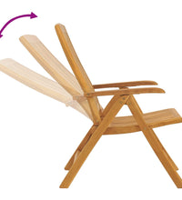 7-tlg. Garten-Essgruppe Massivholz Teak