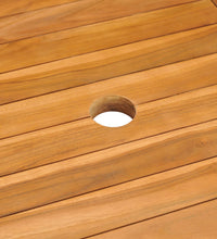 7-tlg. Garten-Essgruppe Massivholz Teak