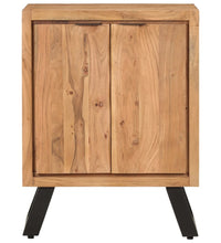 Sideboard mit 2 Türen 55x36x72 cm Massivholz Akazie