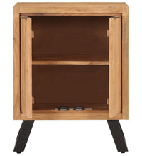Sideboard mit 2 Türen 55x36x72 cm Massivholz Akazie