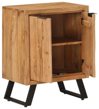 Sideboard mit 2 Türen 55x36x72 cm Massivholz Akazie