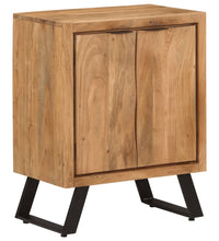 Sideboard mit 2 Türen 55x36x72 cm Massivholz Akazie