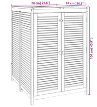 Gartenbox 70x87x104 cm Massivholz Akazie