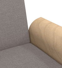 Schlafsofa mit Armlehnen Taupe Stoff