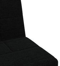 Schlafsofa mit Getränkehaltern Schwarz Stoff