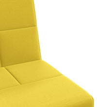 Schlafsofa mit Getränkehaltern Hellgelb Stoff