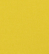 Schlafsofa mit Kissen Hellgelb Stoff