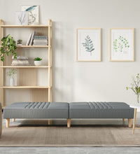 Schlafsofa Hellgrau Stoff