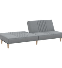 Schlafsofa Hellgrau Stoff