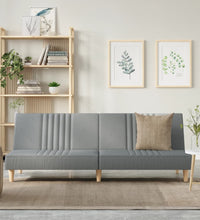 Schlafsofa Hellgrau Stoff