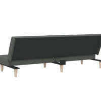 Schlafsofa Dunkelgrau Stoff