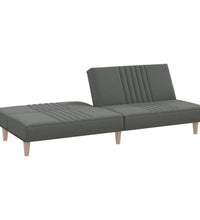 Schlafsofa Dunkelgrau Stoff