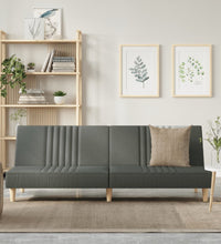 Schlafsofa Dunkelgrau Stoff