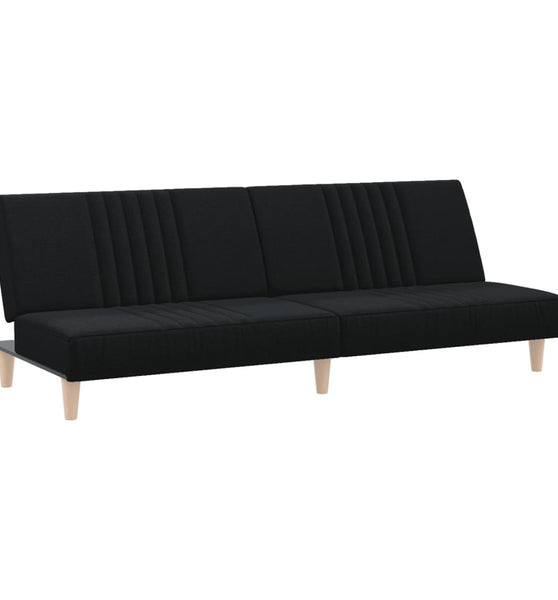 Schlafsofa Schwarz Stoff