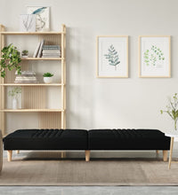 Schlafsofa Schwarz Stoff