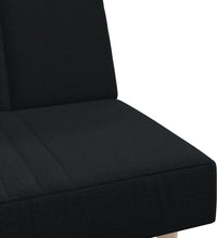 Schlafsofa Schwarz Stoff
