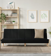 Schlafsofa Schwarz Stoff