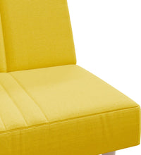 Schlafsofa Hellgelb Stoff