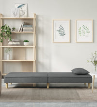 Schlafsofa Dunkelgrau Stoff