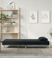 Schlafsofa Schwarz Stoff