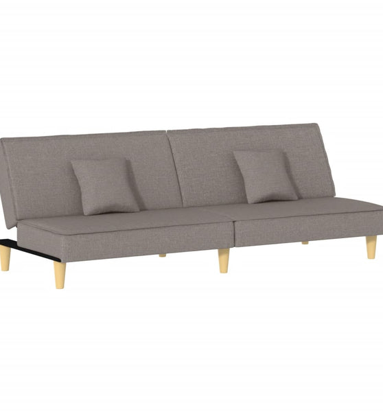Schlafsofa Taupe Stoff