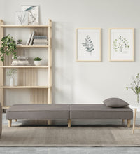 Schlafsofa Taupe Stoff
