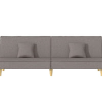 Schlafsofa Taupe Stoff