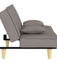 Schlafsofa Taupe Stoff
