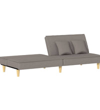 Schlafsofa Taupe Stoff