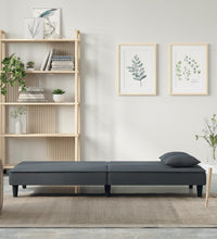 Schlafsofa Dunkelgrau Samt