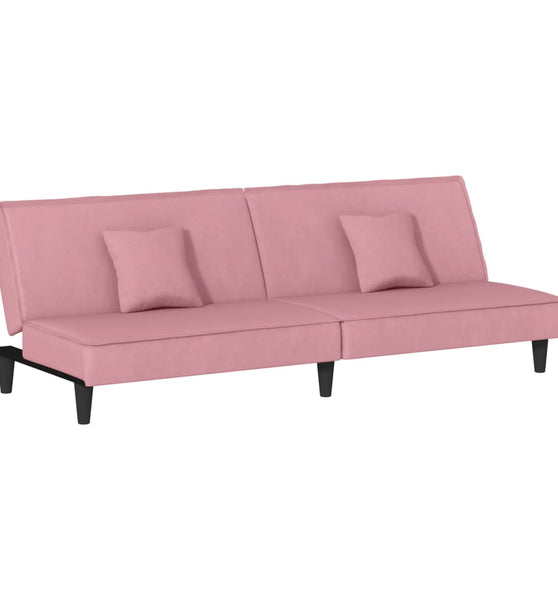 Schlafsofa Rosa Samt