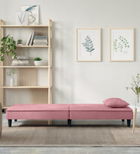 Schlafsofa Rosa Samt