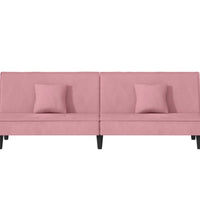 Schlafsofa Rosa Samt