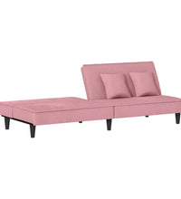 Schlafsofa Rosa Samt