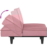 Schlafsofa Rosa Samt