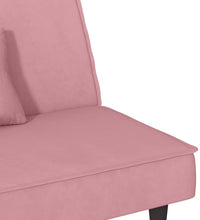 Schlafsofa Rosa Samt